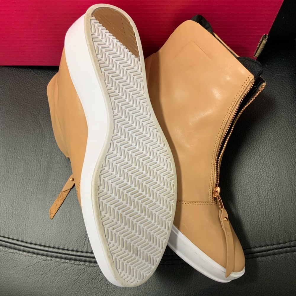 UnderArmour Sportswear Tan Wedge Booties - Picture 4 of 10